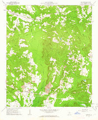 Deepstep Georgia Historical topographic map, 1:24000 scale, 7.5 X 7.5 Minute, Year 1961