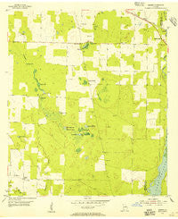 Desser Georgia Historical topographic map, 1:24000 scale, 7.5 X 7.5 Minute, Year 1954