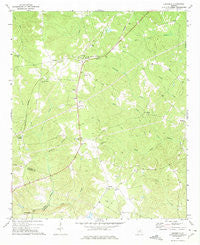 Devereux Georgia Historical topographic map, 1:24000 scale, 7.5 X 7.5 Minute, Year 1972