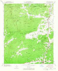 Dillard Georgia Historical topographic map, 1:24000 scale, 7.5 X 7.5 Minute, Year 1946