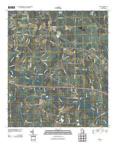 Dixie Georgia Historical topographic map, 1:24000 scale, 7.5 X 7.5 Minute, Year 2011