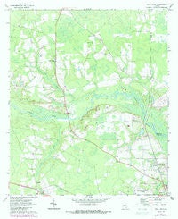 Dixie Union Georgia Historical topographic map, 1:24000 scale, 7.5 X 7.5 Minute, Year 1971