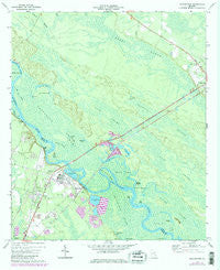 Doctortown Georgia Historical topographic map, 1:24000 scale, 7.5 X 7.5 Minute, Year 1970