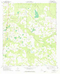 Doles Georgia Historical topographic map, 1:24000 scale, 7.5 X 7.5 Minute, Year 1973