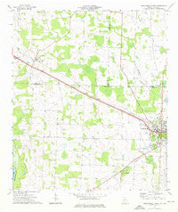 Donalsonville West Georgia Historical topographic map, 1:24000 scale, 7.5 X 7.5 Minute, Year 1974
