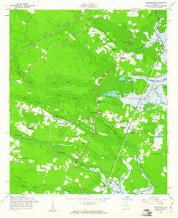 Dorchester Georgia Historical topographic map, 1:24000 scale, 7.5 X 7.5 Minute, Year 1958