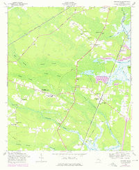Dorchester Georgia Historical topographic map, 1:24000 scale, 7.5 X 7.5 Minute, Year 1958