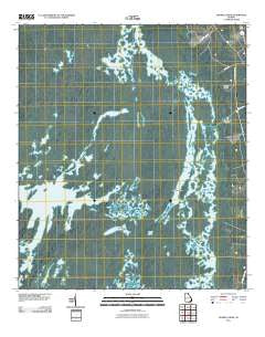 Double Lakes Georgia Historical topographic map, 1:24000 scale, 7.5 X 7.5 Minute, Year 2011