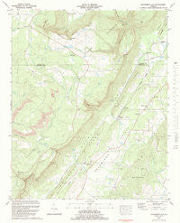 Dougherty Gap Georgia Historical topographic map, 1:24000 scale, 7.5 X 7.5 Minute, Year 1983