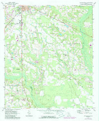 Douglas South Georgia Historical topographic map, 1:24000 scale, 7.5 X 7.5 Minute, Year 1971