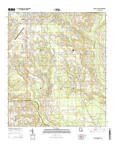 Douglas South Georgia Current topographic map, 1:24000 scale, 7.5 X 7.5 Minute, Year 2014