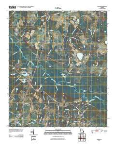 Dover Georgia Historical topographic map, 1:24000 scale, 7.5 X 7.5 Minute, Year 2011