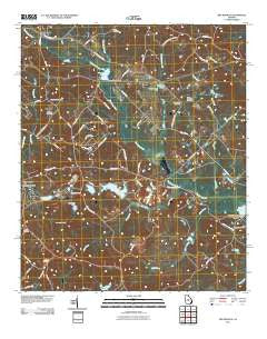 Dry Branch Georgia Historical topographic map, 1:24000 scale, 7.5 X 7.5 Minute, Year 2011