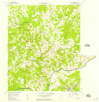 Duluth Georgia Historical topographic map, 1:24000 scale, 7.5 X 7.5 Minute, Year 1956