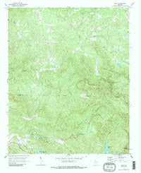 Dyke Georgia Historical topographic map, 1:24000 scale, 7.5 X 7.5 Minute, Year 1971