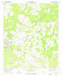 East Dublin Georgia Historical topographic map, 1:24000 scale, 7.5 X 7.5 Minute, Year 1974
