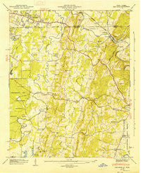 East Ridge Tennessee Historical topographic map, 1:24000 scale, 7.5 X 7.5 Minute, Year 1946