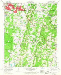 East Ridge Tennessee Historical topographic map, 1:24000 scale, 7.5 X 7.5 Minute, Year 1958