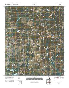 East Dublin Georgia Historical topographic map, 1:24000 scale, 7.5 X 7.5 Minute, Year 2011