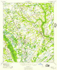 Egypt Georgia Historical topographic map, 1:62500 scale, 15 X 15 Minute, Year 1939