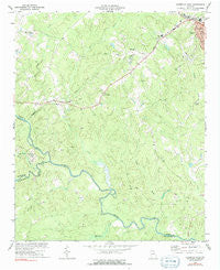 Elberton West Georgia Historical topographic map, 1:24000 scale, 7.5 X 7.5 Minute, Year 1973