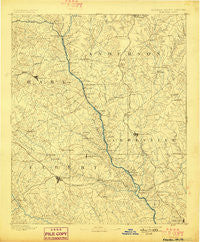 Elberton Georgia Historical topographic map, 1:125000 scale, 30 X 30 Minute, Year 1893
