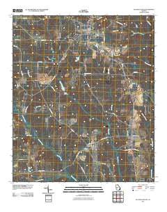 Ellaville South Georgia Historical topographic map, 1:24000 scale, 7.5 X 7.5 Minute, Year 2011