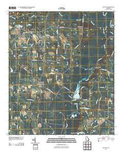 Ellenton Georgia Historical topographic map, 1:24000 scale, 7.5 X 7.5 Minute, Year 2011