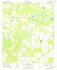 Elmodel Georgia Historical topographic map, 1:24000 scale, 7.5 X 7.5 Minute, Year 1974