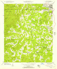 Epworth Georgia Historical topographic map, 1:24000 scale, 7.5 X 7.5 Minute, Year 1941