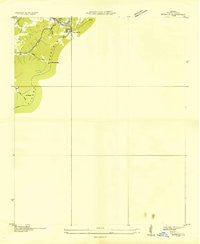 Estelle Georgia Historical topographic map, 1:24000 scale, 7.5 X 7.5 Minute, Year 1936