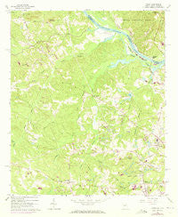 Evans Georgia Historical topographic map, 1:24000 scale, 7.5 X 7.5 Minute, Year 1964