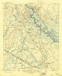Everett City Georgia Historical topographic map, 1:62500 scale, 15 X 15 Minute, Year 1920