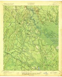 Everett Georgia Historical topographic map, 1:62500 scale, 15 X 15 Minute, Year 1918
