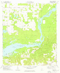 Faceville Georgia Historical topographic map, 1:24000 scale, 7.5 X 7.5 Minute, Year 1974