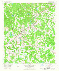 Fairburn Georgia Historical topographic map, 1:24000 scale, 7.5 X 7.5 Minute, Year 1954