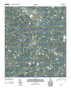 Fargo Georgia Historical topographic map, 1:24000 scale, 7.5 X 7.5 Minute, Year 2011