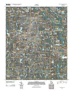 Fayetteville Georgia Historical topographic map, 1:24000 scale, 7.5 X 7.5 Minute, Year 2011
