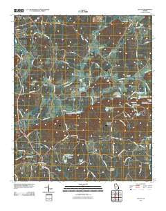 Felton Georgia Historical topographic map, 1:24000 scale, 7.5 X 7.5 Minute, Year 2011