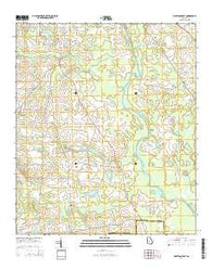Finleyson East Georgia Current topographic map, 1:24000 scale, 7.5 X 7.5 Minute, Year 2014