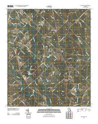 Five Points Georgia Historical topographic map, 1:24000 scale, 7.5 X 7.5 Minute, Year 2011