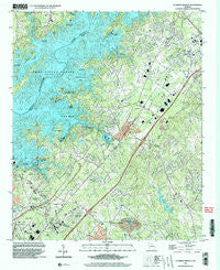 Flowery Branch Georgia Historical topographic map, 1:24000 scale, 7.5 X 7.5 Minute, Year 1999