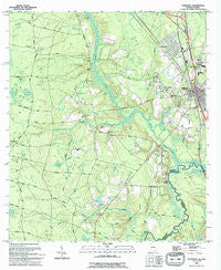 Folkston Georgia Historical topographic map, 1:24000 scale, 7.5 X 7.5 Minute, Year 1994