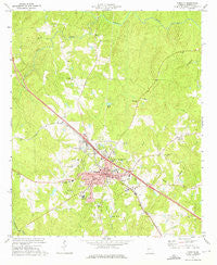 Forsyth Georgia Historical topographic map, 1:24000 scale, 7.5 X 7.5 Minute, Year 1973