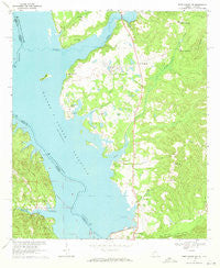 Fort Gaines NE Georgia Historical topographic map, 1:24000 scale, 7.5 X 7.5 Minute, Year 1969