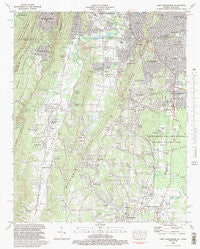 Fort Oglethorpe Georgia Historical topographic map, 1:24000 scale, 7.5 X 7.5 Minute, Year 1982