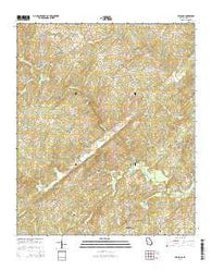 Frolona Georgia Current topographic map, 1:24000 scale, 7.5 X 7.5 Minute, Year 2014
