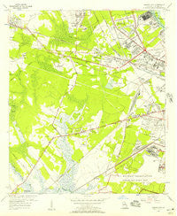Garden City Georgia Historical topographic map, 1:24000 scale, 7.5 X 7.5 Minute, Year 1955