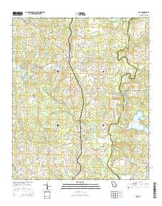 Gay Georgia Current topographic map, 1:24000 scale, 7.5 X 7.5 Minute, Year 2014