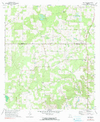 Gee Pond Georgia Historical topographic map, 1:24000 scale, 7.5 X 7.5 Minute, Year 1971